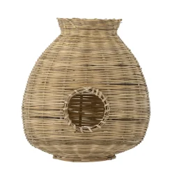 Bloomingville Bambus Laterne Ottine mit Glas