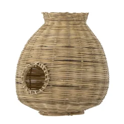 Bloomingville Bambus Laterne Ottine mit Glas