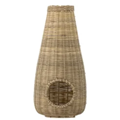 Bloomingville Bambus Laterne Ottine mit Glas