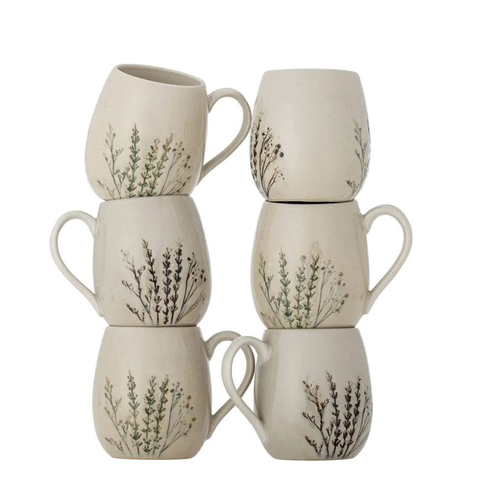 Bloomingville Bea Große Becher Multipack aus Steingut