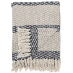 Bloomingville Überwurf aus recycelter Baumwolle