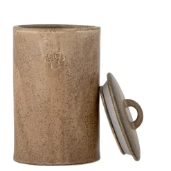 Bloomingville Buddy Gefäß mit Deckel aus Steingut