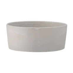 Bloomingville Buddy Schale, Hundenapf weiß aus Steingut