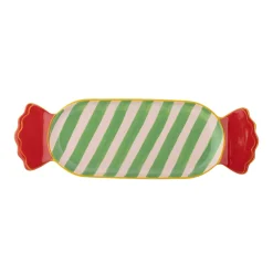 Bloomingville Caramella Servierplatte Grün aus Steingut