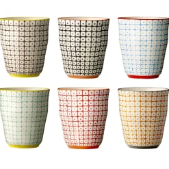 Bloomingville Carla Becher, Steingut 6er