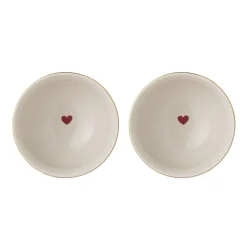 Bloomingville 2er Set Schüssel Jolly mit Muster