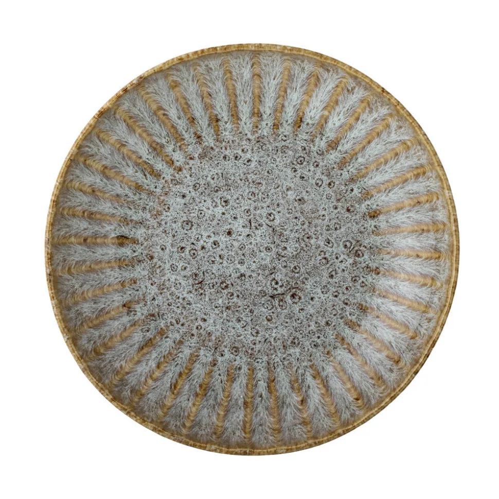 Bloomingville Fleur Nudelteller, Natur, Steingut