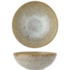 Bloomingville Fleur Schale, Natur, Steingut