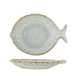 Bloomingville Fleur Servierplatte aus Steingut