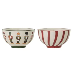 Bloomingville Jolly Schalen, Weihnachten, 2er Set