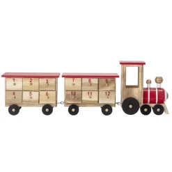 Bloomingville Kalender Zug aus Paulowniaholz