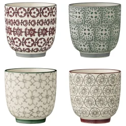 Bloomingville Karine Becher, 4er, Steingut