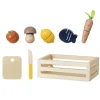 Bloomingville Kinder Spielset Guila Gemüse aus Holz