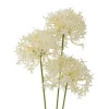 Bloomingville Künstlicher Allium Stiel Weiß, Kunstblume