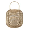 Bloomingville Laterne Nei mit Glas, Rattan