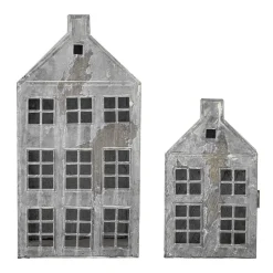 Bloomingville Laternen Heidrun aus Metall 2er