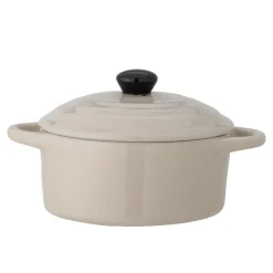 Bloomingville Ofenform Thanos mit Deckel aus Steingut