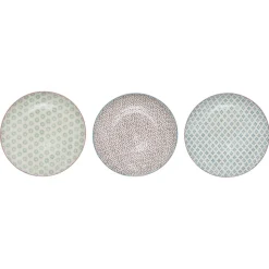 Bloomingville Patrizia Teller, 3er, Steingut