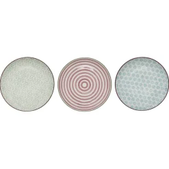 Bloomingville Patrizia Teller, 3er, Steingut