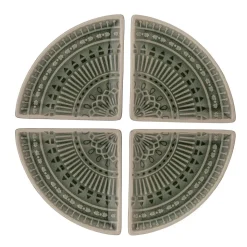 Bloomingville Rani Tablett, Steingut 4-teilig