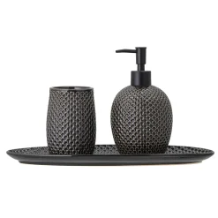 Bloomingville Seifenspender mit Becher und Tablett Hrin