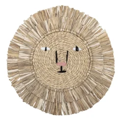 Bloomingville Wanddeko Löwe Wasserhyzinthe