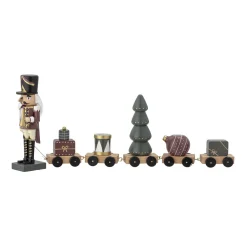 Bloomingville Weihnachtlicher Dekozug Vadim aus Holz
