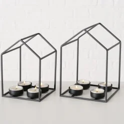 Boltze 2er Set Teelichthalter Draga