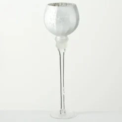 Boltze 3er Set Windlicht Manou silber