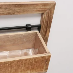 Boltze Holz Pflanzkisten für die Wand Übertopf Aneta