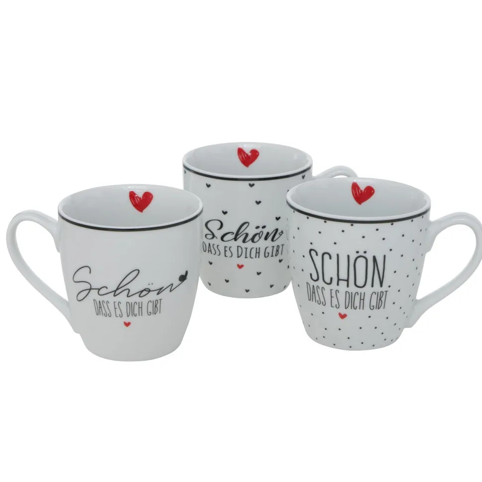 Boltze Jumbobecher Schön 480 ml 3er-Set