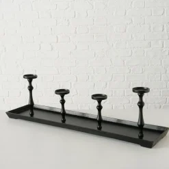 Boltze Kerzenleuchter Furo schwarz