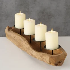 Boltze Kerzenleuchter Nafia Teakholz