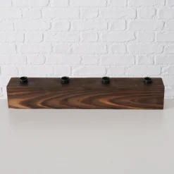 Boltze Kerzenleuchter Rustik länglich