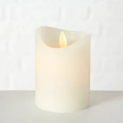 Boltze LED Kerze Bino mit Timer und Swing Flame