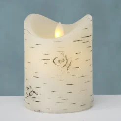 Boltze LED Kerze Birke