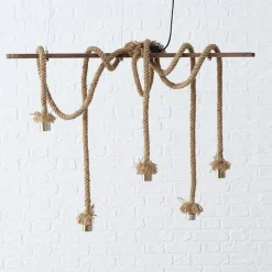 Boltze Pendelleuchte Toko Jute