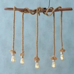 Boltze Pendelleuchte Toko Jute