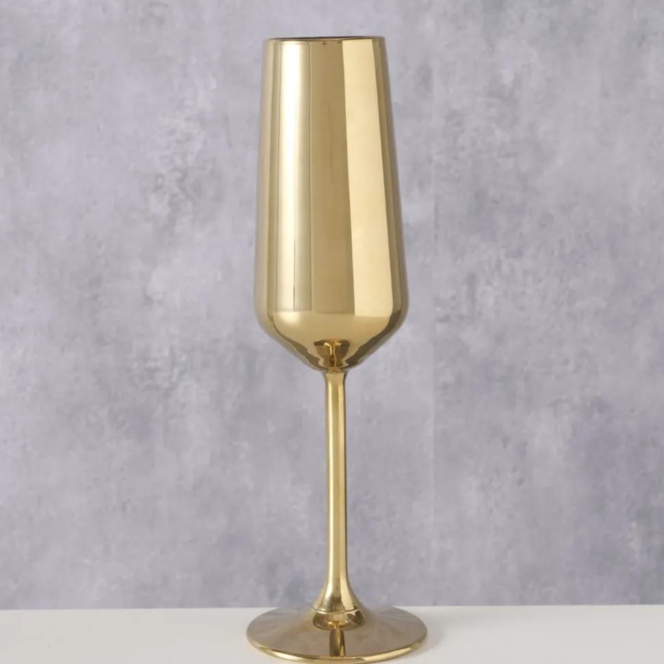Boltze Sektglas Adora Metallic