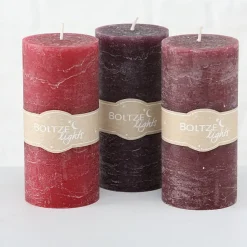 Boltze Stumpenkerze 3er