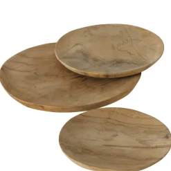 Boltze Teakholz Tellerset Kallie