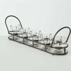 Boltze Teelichthalter Zuma Eisen