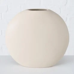 Boltze Vase Matteo grau