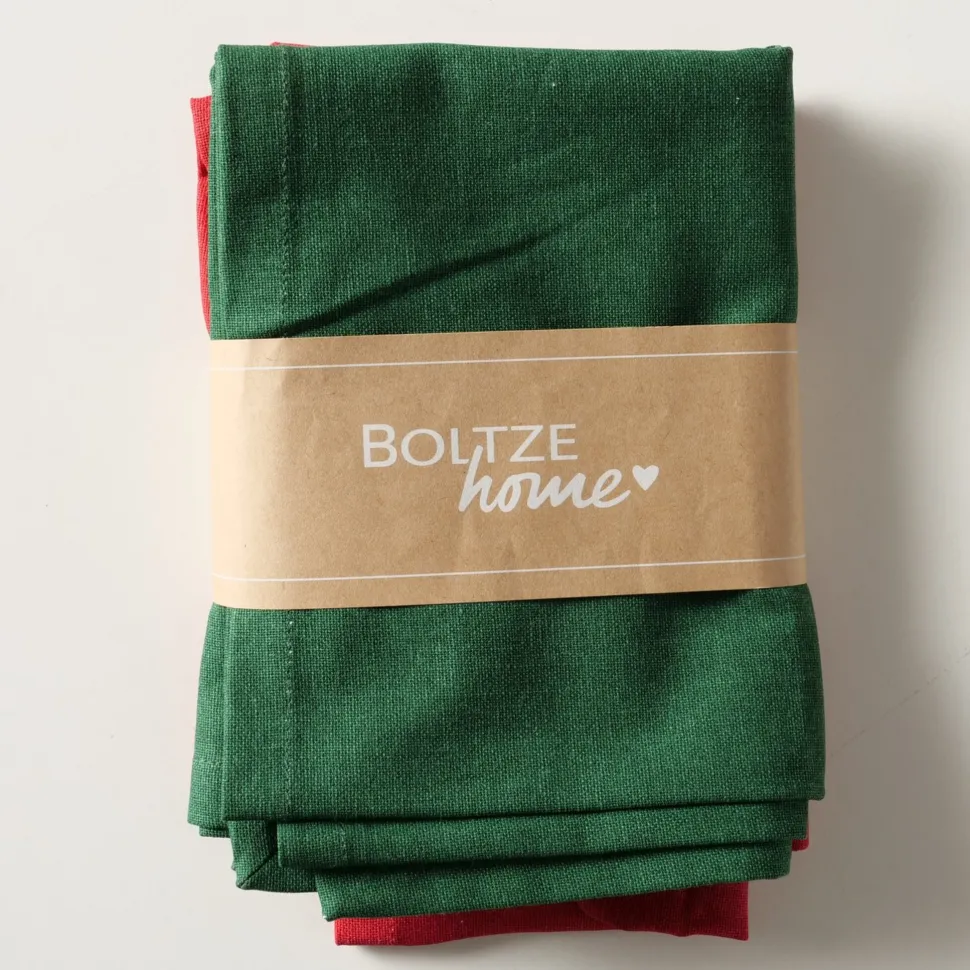 Boltze Weihnachtliche Geschirrtücher Lieder 2er Set