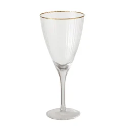 Boltze Weinglas Sofia mit Goldrand