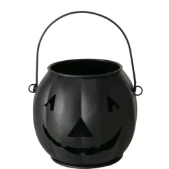 Boltze Windlicht Grimasi Kürbis Halloween