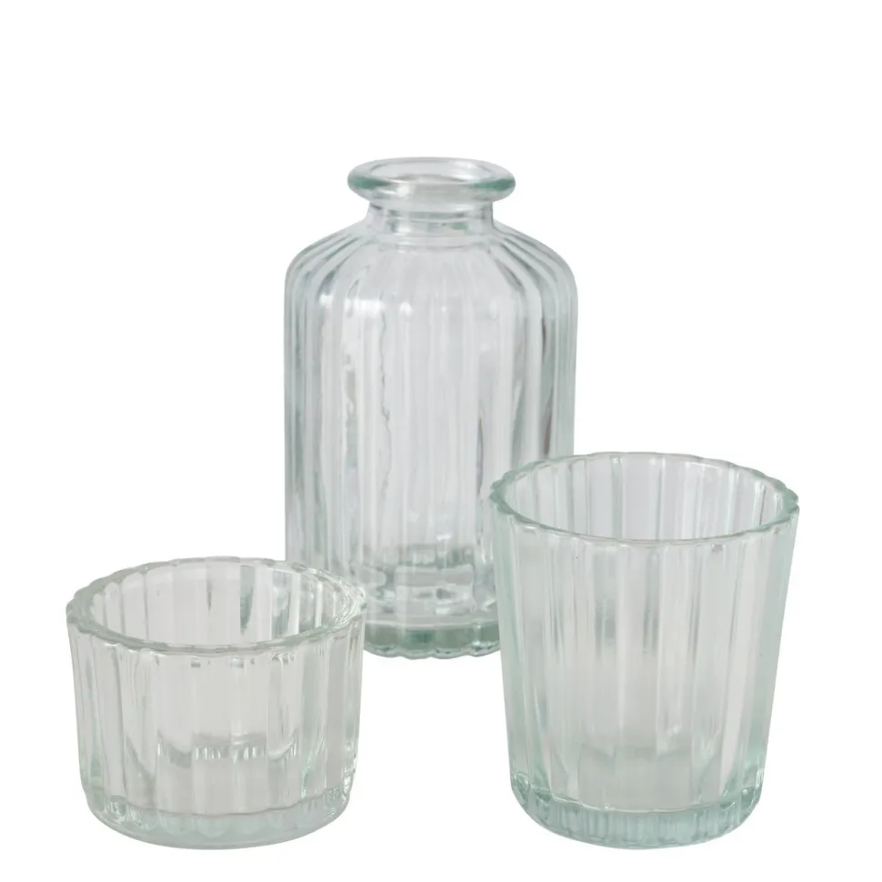 Boltze Windlicht Tolka, 3er-Set