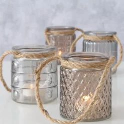 Boltze Windlicht Trax 4er Set