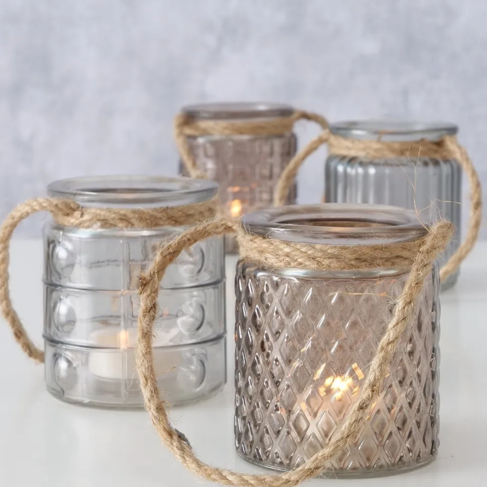 Boltze Windlicht Trax 4er Set