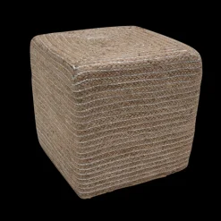 byRoom Pouf Silver String